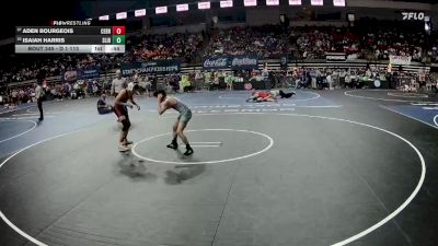 D 1 113 lbs Cons. Round 1 - Isaiah Harris, Slidell vs Aden Bourgeois, Central - B.R.