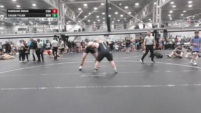 285 lbs Quarterfinals (8 Team) - Kadsjan Wnuk, CTWHALE ORCA vs Caleb Tyler, Team Shutt Mau Mau