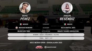 Diana Pérez vs Joselyn Reséndiz 2025 ADCC Guadalajara Open