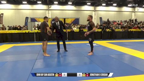 Jonathan O Crisan vs John Ray San Agustin 2024 World IBJJF Jiu-Jitsu No-Gi Championship