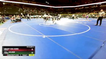 175 Class 2 lbs Quarterfinal - Grant Van Horn, Mexico vs Will Golder, Clinton