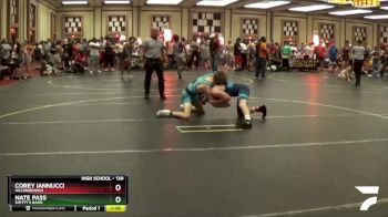 130 lbs Cons. Round 2 - Nate Pass, Smitty`s Barn vs Corey Iannucci, Hillsborough