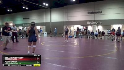 125 lbs Round 3 (16 Team) - Delanie Westcott, Iowa Minion Nation vs Maya Garcia, Charlie`s Angels-WV