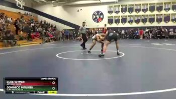 165 lbs Quarterfinal - Dominico Migliori, Clay (Oregon), OH vs Luke Wymer, Anthony Wayne