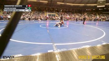 92 lbs Consi Of 16 #1 - Christopher Nemcovic, Morris Fitness vs Maxen Gaynier, Hartland Wrestling Club