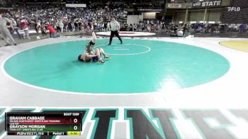 77 lbs Champ. Round 3 - Grayson Morgan, Twin City Wrestling Club vs Graham Cabbage, Inland Northwest Wrestling Training Center