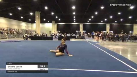 Brianna Balian - Floor, Flames Gym #720 - 2021 USA Gymnastics Development Program National Championships