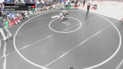 126 lbs Cons. Round 2 - Lenix Ortiz, Pounders Wrestling Club vs Miguel Spencer, Threshold Wrestling Club