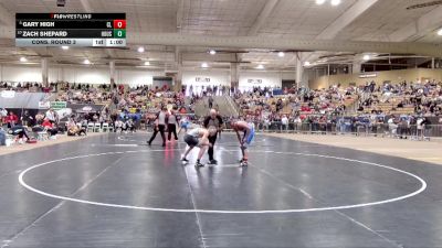 AA 150 lbs Cons. Round 3 - Zach Shepard, Houston High School vs Gary High, Cleveland High School