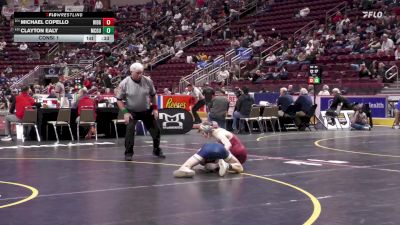114 lbs Consi 1 - Michael Copello, Ridgway vs Clayton Ealy, McGuffey