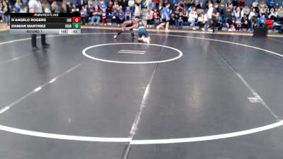 130-133 lbs Round 1 - D`Angelo Rogers, Lincoln North Star vs Damian Martinez, Kearney