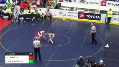 89 lbs Round Of 64 - Luca Morelli, Dubois vs Marco Angelicchio, Greater Latrobe