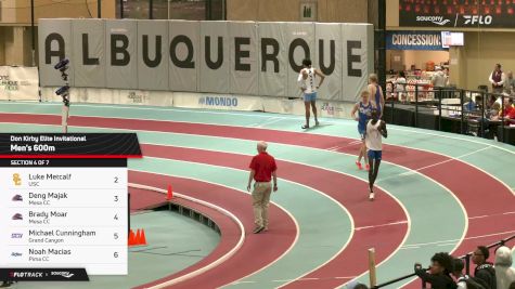 Men's 600m, Prelims 4