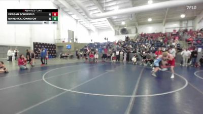 88 lbs Cons. Round 2 - Maverick Johnston, Sanderson Wrestling Academy vs Deegan Schofield, Evanston Elite