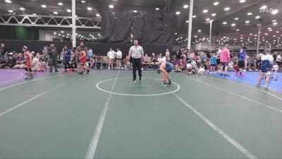 100 lbs Round 4 (6 Team) - Jordan Perez, CTWHALE vs Bryce Reber, Keystone Krush