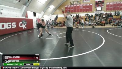 175 1A 1st Place Match - Maddoc Finch, Chelan vs Easton Jensen, Omak