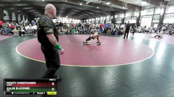 113 lbs 1st Place Match - Monty Christiansen, Emery vs Kaleb Blackner, Roy