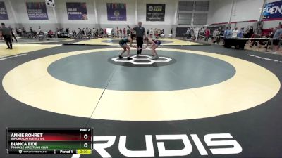 110 lbs Round 3 - Bianca Eide, Pinnacle Wrestling Club vs Annie Rohret, Immortal Athletics WC