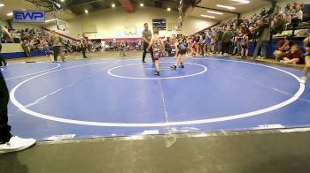 46 lbs Rr Rnd 1 - Kinser Baker, Berryhill Wrestling Club vs Easton Heredia, Skiatook Youth Wrestling