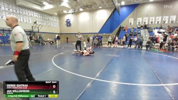 135 lbs 3rd Place Match - Derek Giatras, Davis Wrestling Club vs Ian Williamson, Empire