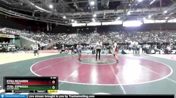 G 165 lbs Champ. Round 1 - Kyra Richards, Columbia Girls vs Itzel Espinoza, Skyline Girls