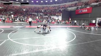 60 lbs Cons. Semi - Gunner Schultz, Gillett/Suring vs Brandt Perry, B.A.M Training Center