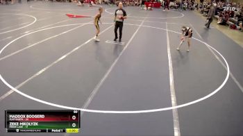 80 lbs Round 3 (4 Team) - Zeke Mikolyzk, Prior Lake vs Maddox Boogerd, Flat Earth