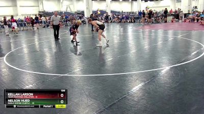 138 lbs Round 8 (10 Team) - Nelson Hued, Eagle Empire Purple vs Kellan Larson, Team Montana Willston