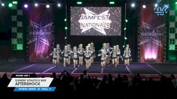 Element Athletics MKE - Aftershock [2025 L3 Senior - D2 - Small - B Day 1] 2025 JAMfest Cheer Super Nationals