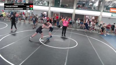 193-209 lbs Cons. Round 2 - Kallan Staver, Alber Athletics vs Sebastian Sanderson, Tinley Park Titans
