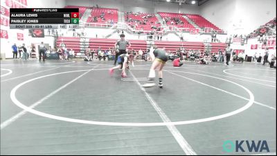 85-91 lbs Rr Rnd 1 - Alaura Lewis, Noble Takedown Club vs Paisley Jones, Tecumseh Youth Wrestling