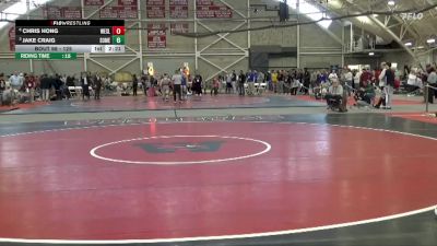 125 lbs Quarterfinal - Jake Craig, Southern Maine vs Chris Hong, Wesleyan (CT)