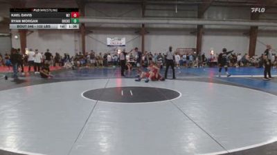 132 lbs Quarterfinal - Kael Davis, M2 Training Center vs Ryan Morgan, Orchard South WC
