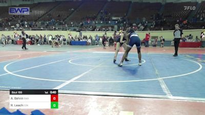 123 lbs Consi Of 8 #2 - Ava Belvin, Shelton Wrestling Academy vs Raegan Leach, Edmond North