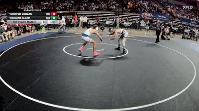 D 3 126 lbs 1st Place Match - Cooper Berzas, St. Edmund vs Hunner Glaze, Rosepine