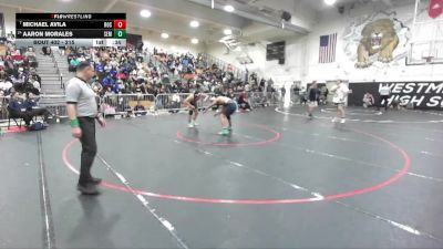 215 lbs Cons. Round 2 - Michael Avila, Rosemead vs Aaron Morales, South El Monte