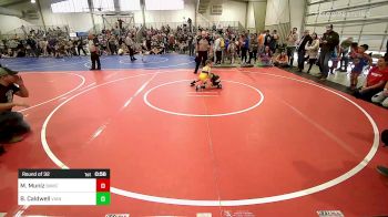 52 lbs Round Of 32 - Mason Muniz, Broken Arrow Wrestling Club vs Bentley Caldwell, Vian Wrestling Club