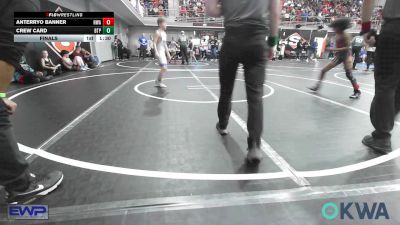 76 lbs Final - AnTerryo Banner, HURRICANE WRESTLING ACADEMY vs Crew Card, Tulsa Blue T Panthers