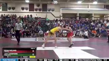 132 lbs Round 2 - Levi Livermore, Maquoketa vs Noah Noland, Carlisle