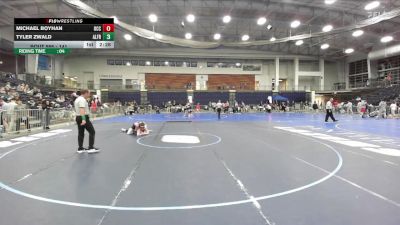 141 lbs Semifinal - Michael Boyhan, Onondaga Community College vs Tyler Zwald, Alfred State