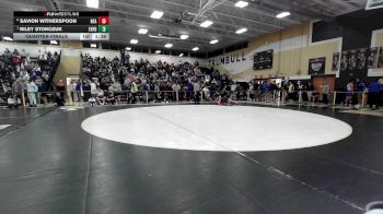 150 lbs Quarterfinal - Savion Witherspoon, Norwich Free Academy vs Riley Storozuk, East Hartford