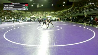 132 lbs Consi Of 16 #2 - Logan Camack, Paso Robles vs Aldair Ponce, Selma