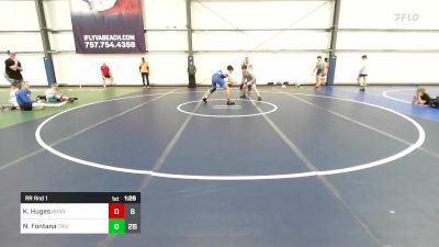 160 lbs Rr Rnd 1 - Kamdyn Huges, Brady Strong vs Noah Fontana, Triumph Black