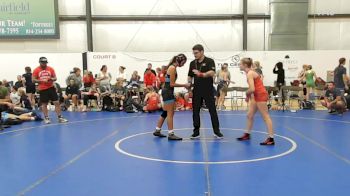 53 lbs Rr Rnd 5 - Dilynn Albrecht, Badger Girls Elite - W vs Delaney Williams, PA West White - W