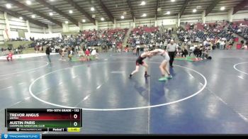 132 lbs Quarterfinal - Austin Paris, Champions Wrestling Club vs Trevor Angus, Uintah