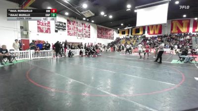 138 lbs Cons. Semi - Isaac Murillo, Chaparral vs Raul Ronquillo, Downey