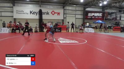 72 kg Consi Of 8 #2 - Garrett Lyons, University Of Central Missouri vs Gray Ortis, Knights RTC