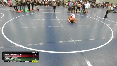 100 lbs Champ. Round 3 - Isaiah Neitzel, Askren Wrestling Academy vs Matt Harrington, Bad Karma Wrestling Club