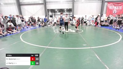 175 lbs Quarterfinal - Ryan Solomon, Brothers Of WOW vs Jack Harty, NC United