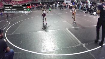 60-64 lbs 1st Place Match - Anna Gill, Beatrice Wrestling Club - Girls vs Phoenix Bebee, Wakefield Youth Wrestling